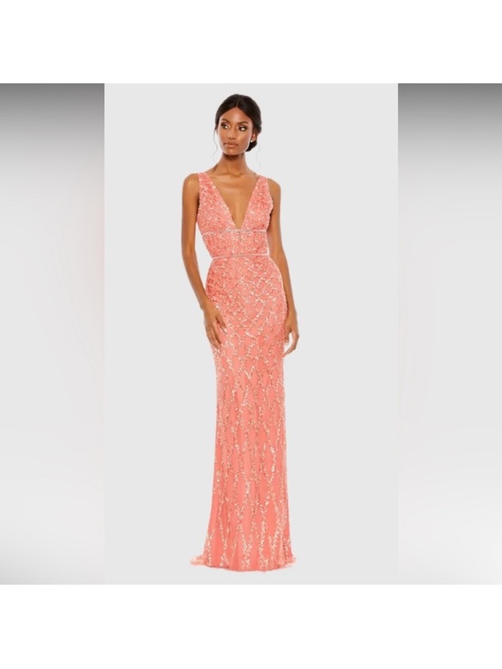 Mac Duggal Dresses & Skirts - NWT Mac Duggal  5669 Coral Sequin Dress size 4
